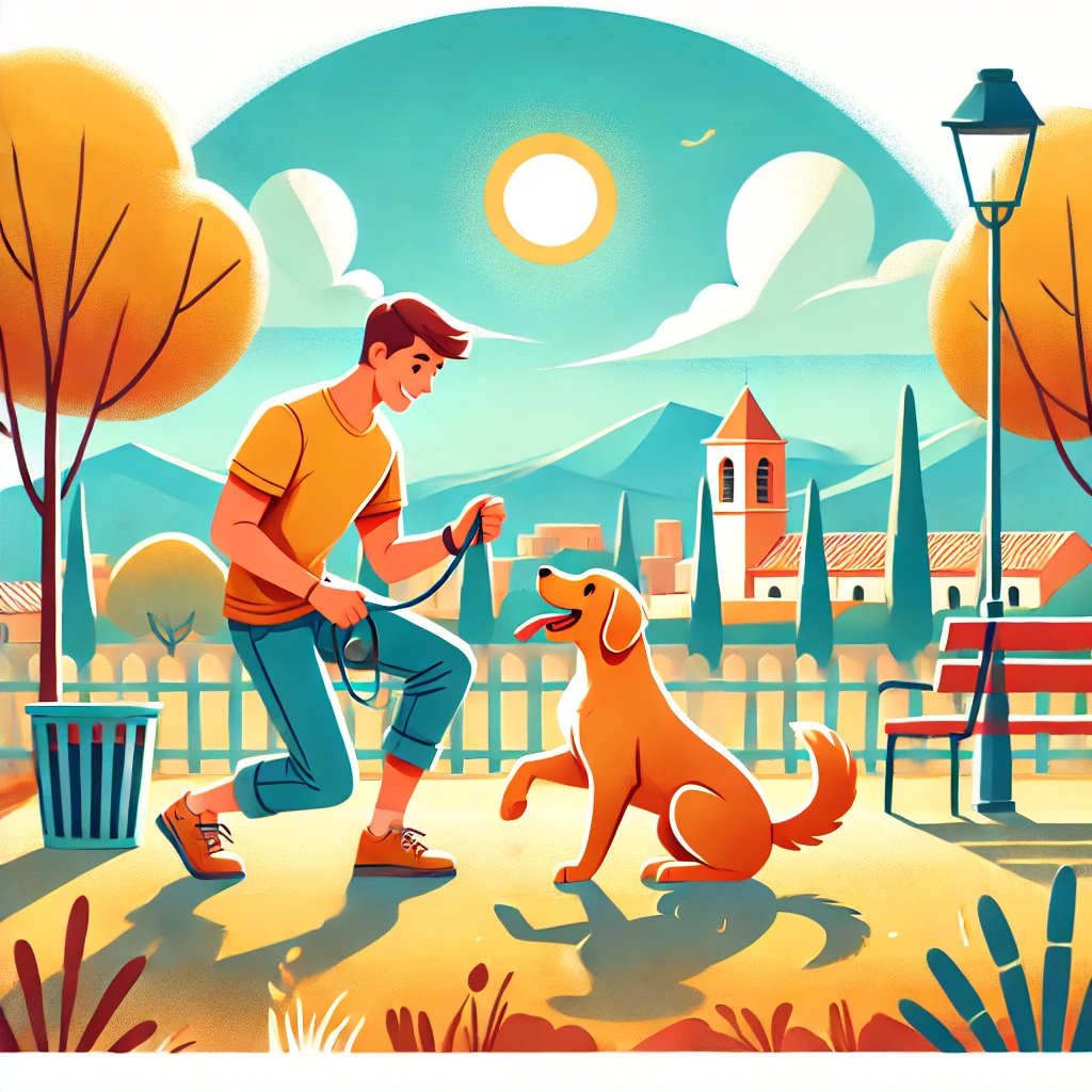 un pet sitter à Perpignan.